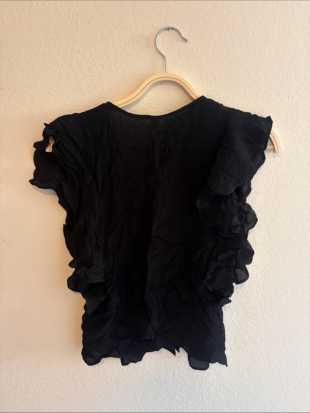 MNG Ruffled Blouse - Picture 4 of 4